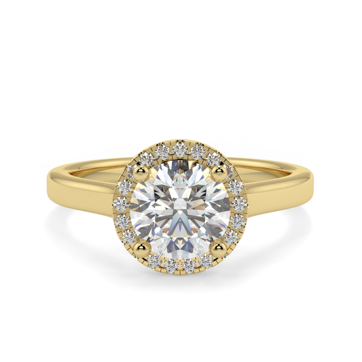 Halo Engagement Rings London, UK | Hidden Halo Diamond Rings for Women
